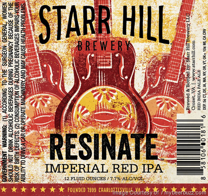 Starr Hill – Resinate Imperial Red IPA