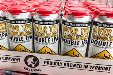Long Trail Releases Over The Handlebars DIPA Cans
