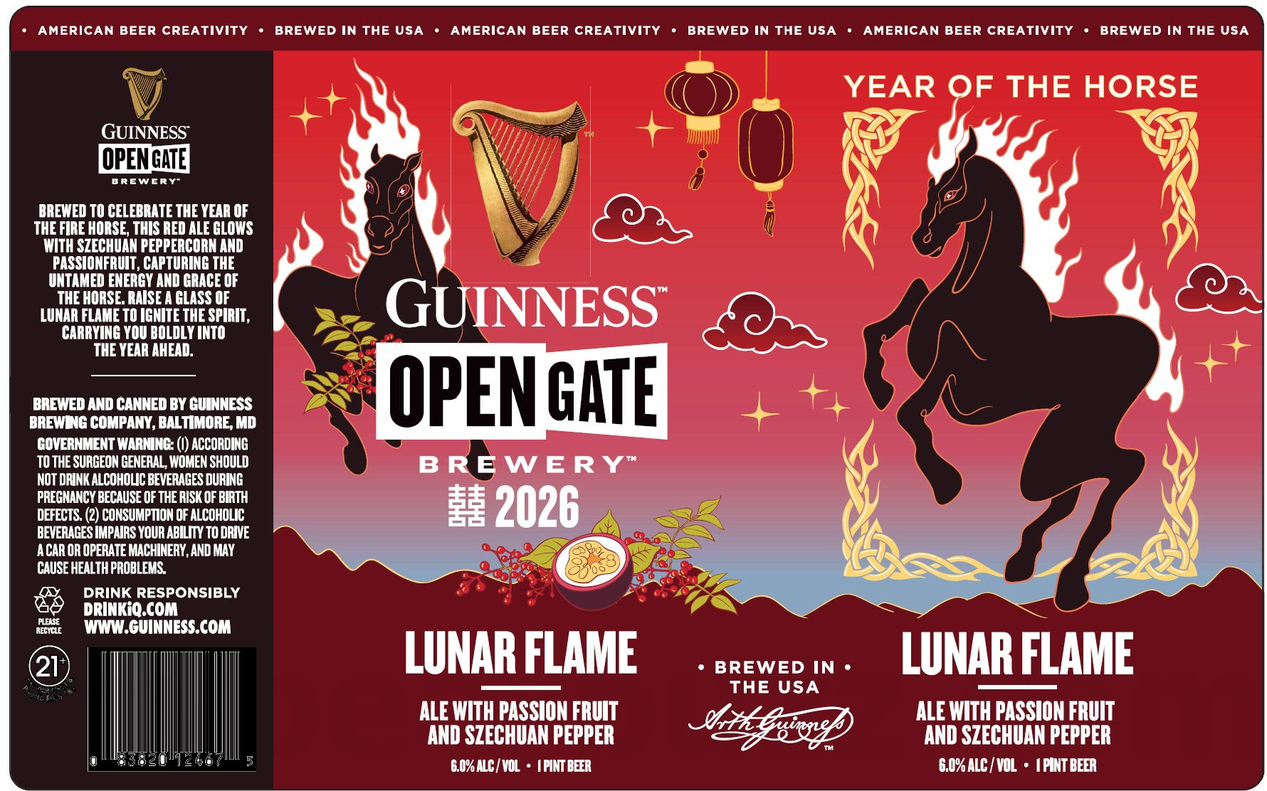 Guinness Open Gate Brewery Adding Lunar Flame For 2026 Year