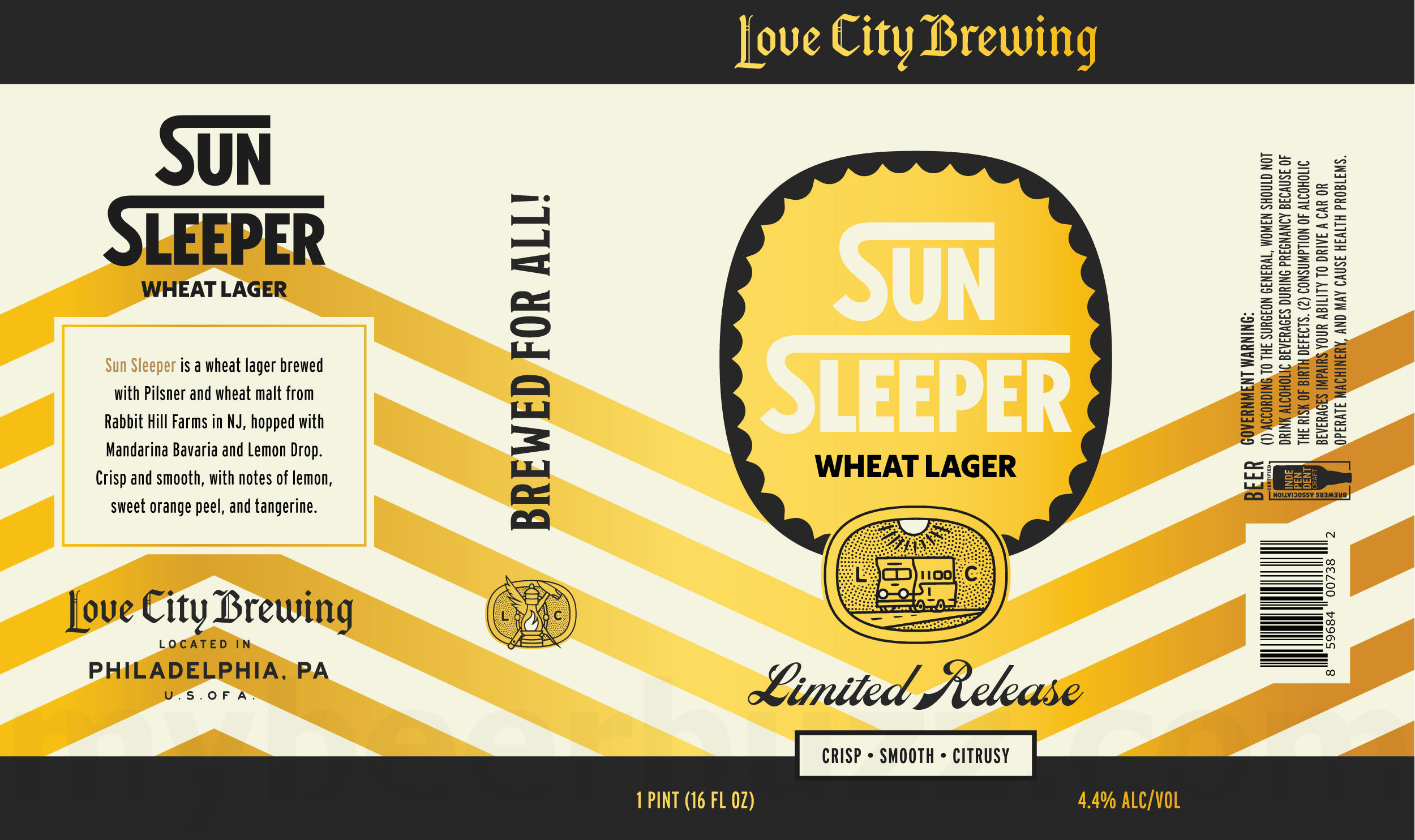 2026 Love City Brewing Sun Sleeper 16-oz Cans