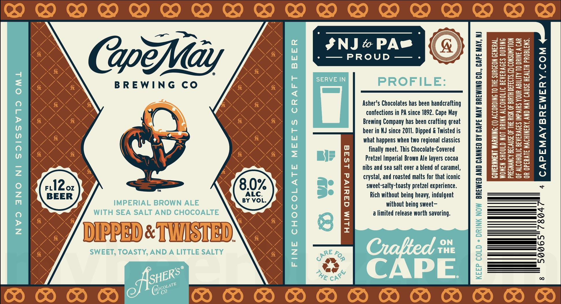 2026 Cape May Dipped & Twisted 12-oz Cans