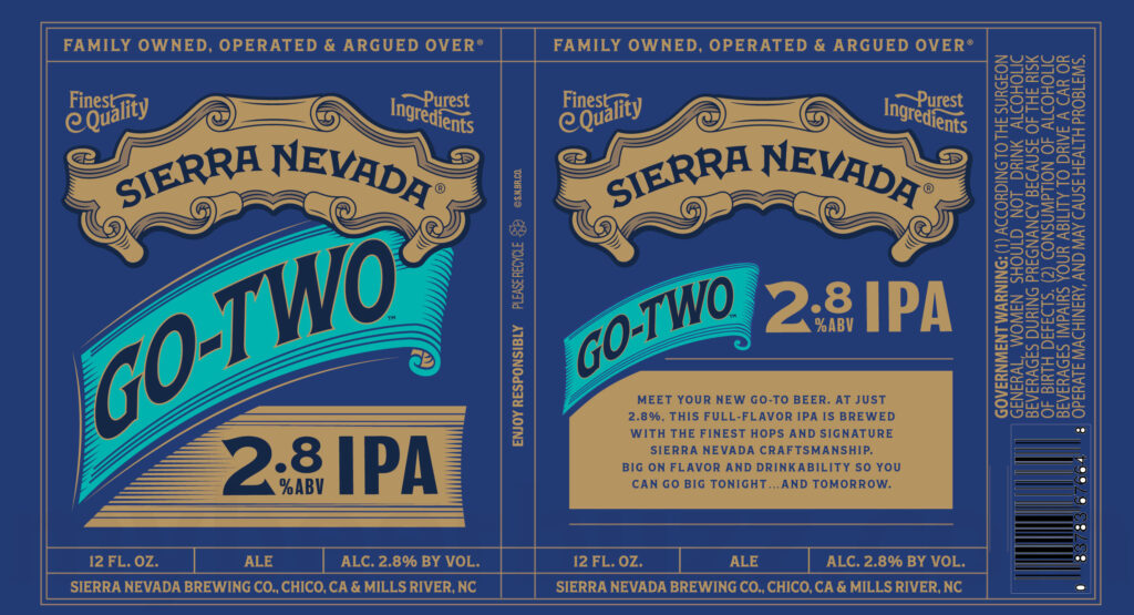 Sierra Nevada Adding Go-Two 2.8%-AbV IPA