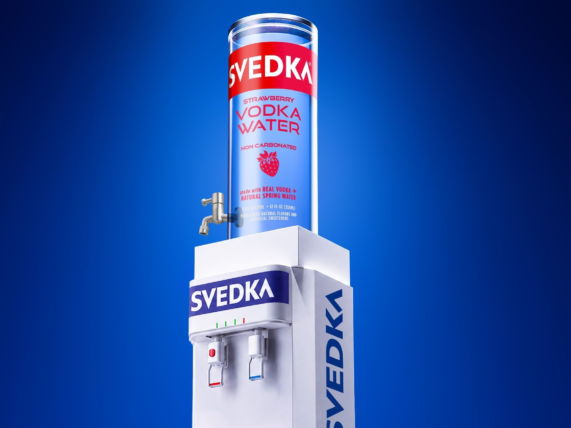 SVEDKA Vodka Water Reinvents Water Cooler Culture with the World's First SVEDKA Vodka Water Cooler