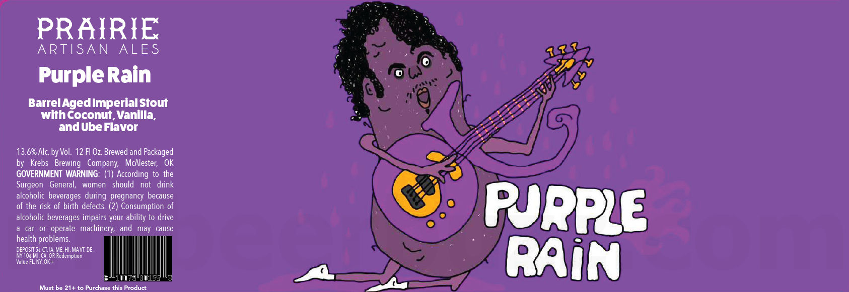 2026 Prairie Artisan Ales Purpe Rain 12-oz Cans