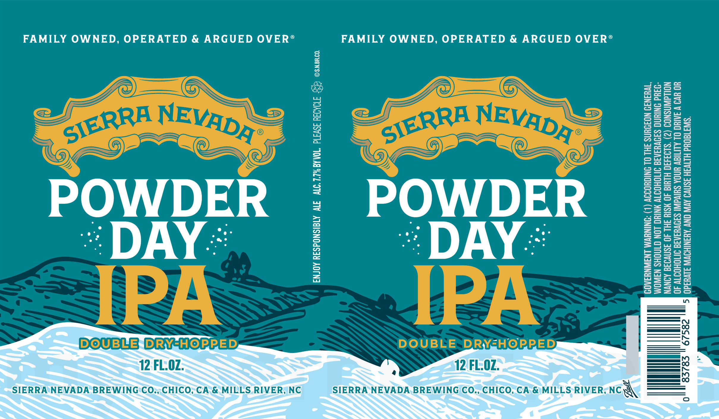 2026 Sierra nevada Powder Day IPA 12-oz Cans