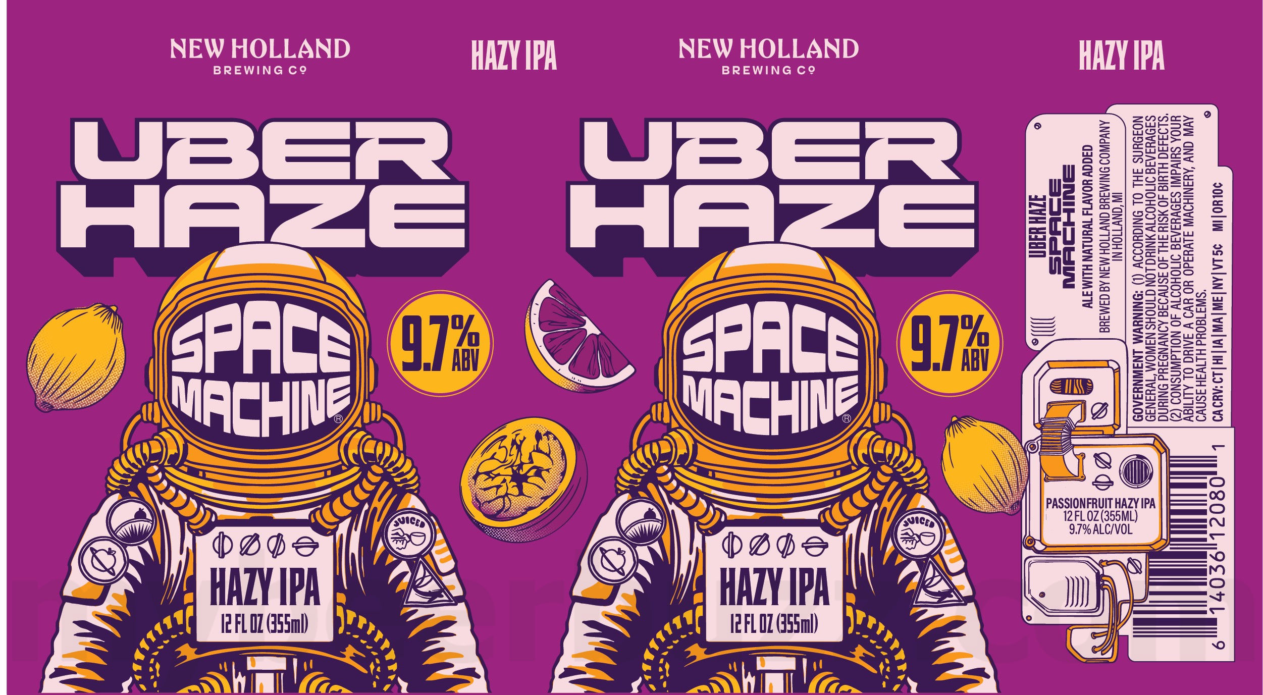 2026 New Holland Uber Haze Space Machine 12-oz Cans
