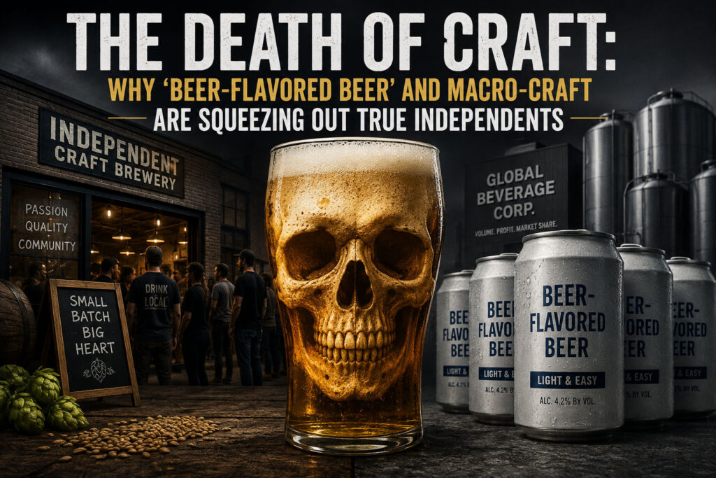 The Death of Craft: Why ‘Beer-Flavored Beer’ and Macro-Craft Are Squeezing Out True Independents
