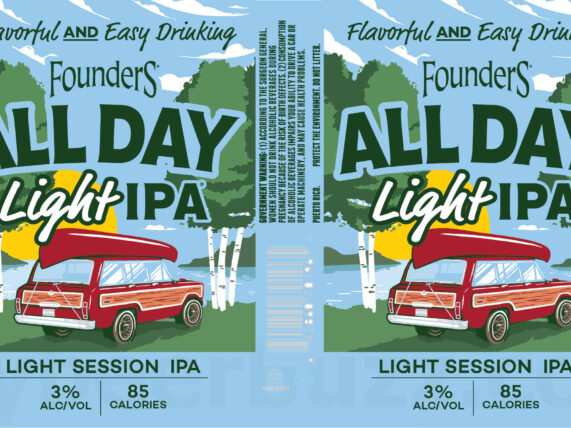 2026 Founders All Day Light IPA 12-oz Cans