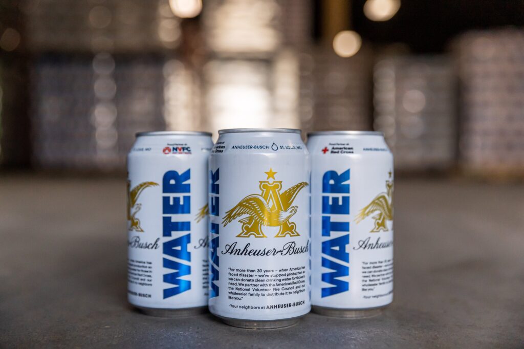 Anheuser-Busch Delivered 25,000+ Cans of Emergency Drinking Water to Florida Following Hurricane Isaias
