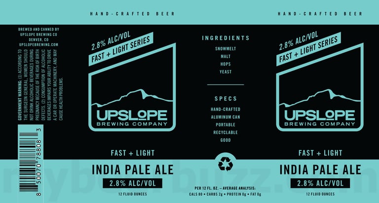 Upslope Fast + Light IPA