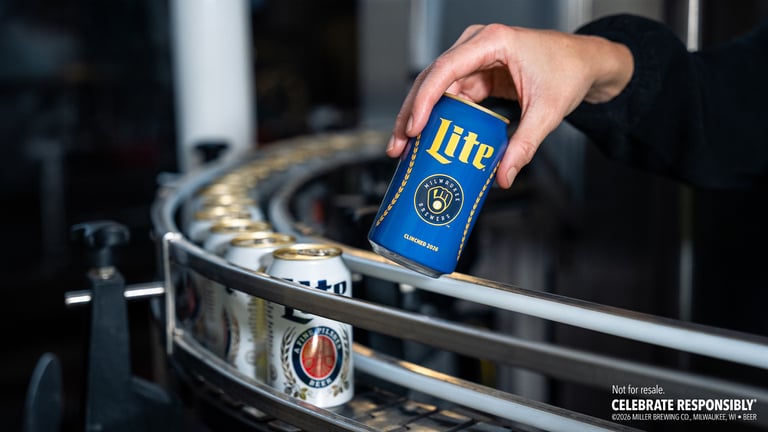 Miller Lite Clinch Cans