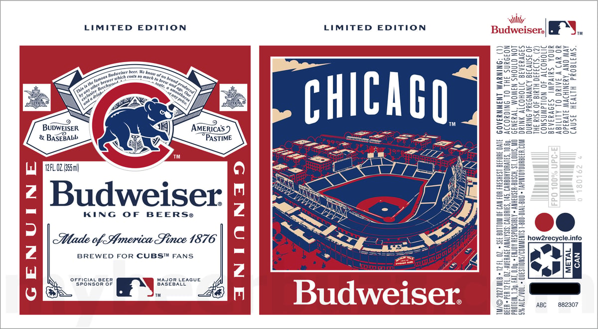 Budweiser Baseball Stadium Cans Coming For 2027 Season 13 Budweiser Baseball Stadium Cans
