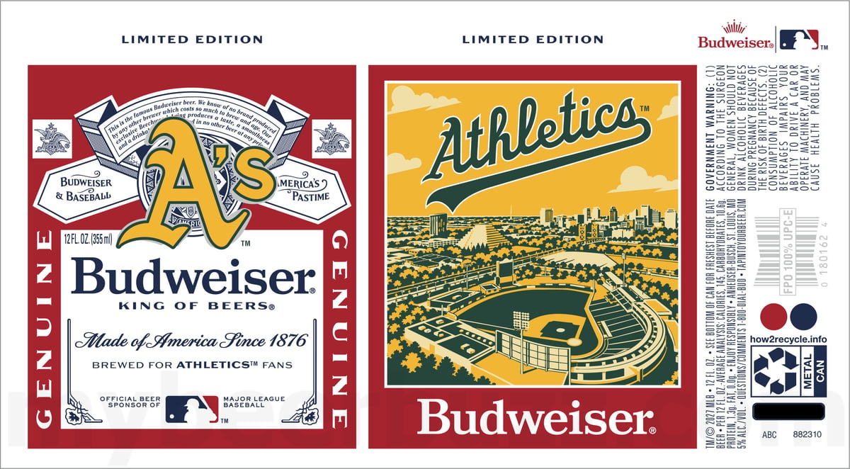 Budweiser Baseball Stadium Cans Coming For 2027 Season 12 Budweiser Baseball Stadium Cans