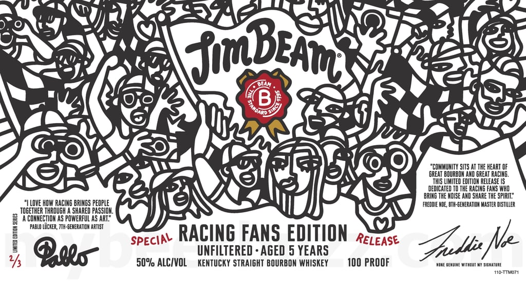 Jim Beam Racing Fans Edition Special Release Bottles