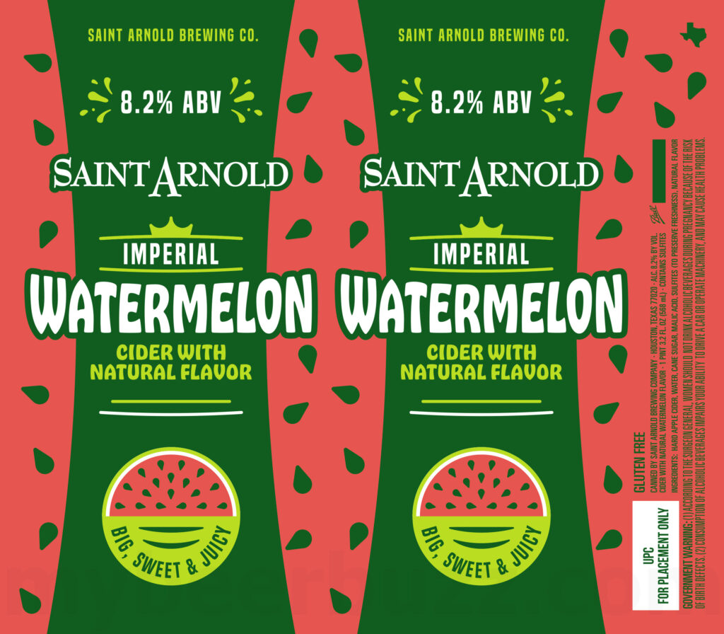 Saint Arnold Imperial Watermelon Cider