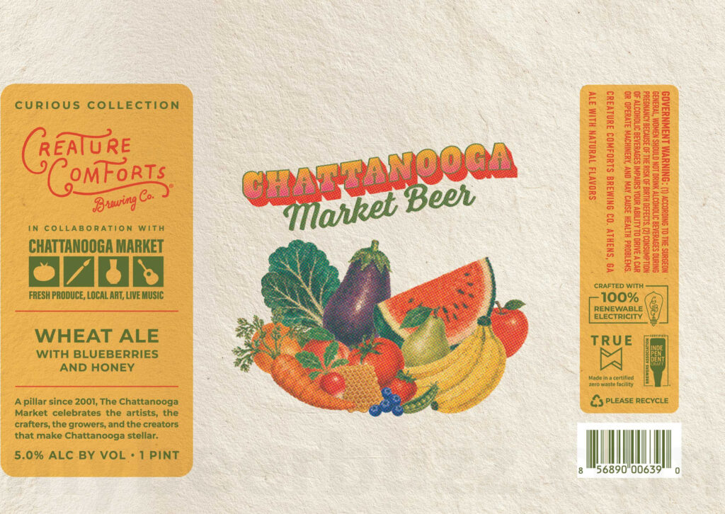 Creature Comforts Chattanooga Market Beer Collaboration Cans