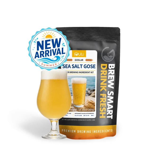 Crafting Perfection With The iGulu Master Mode Premium Card & Sea Salt Gose Kit (Review) 13 iGulu Sea Salt Gose Kit